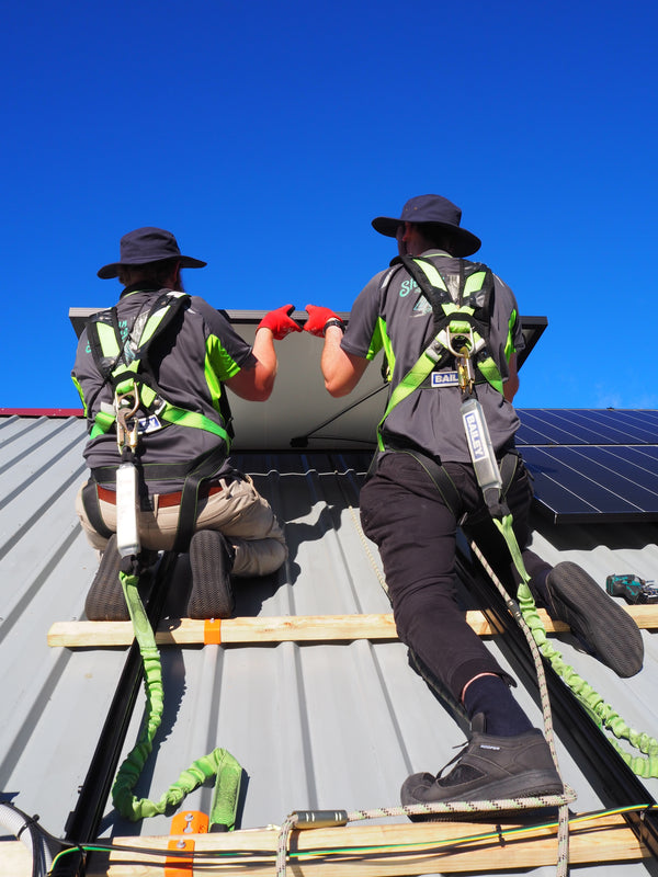 Ranga Grips on solar Install Roof Safety